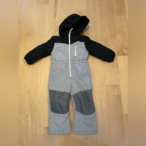 Swiss Tech Black and Gray Kids Snow Suit